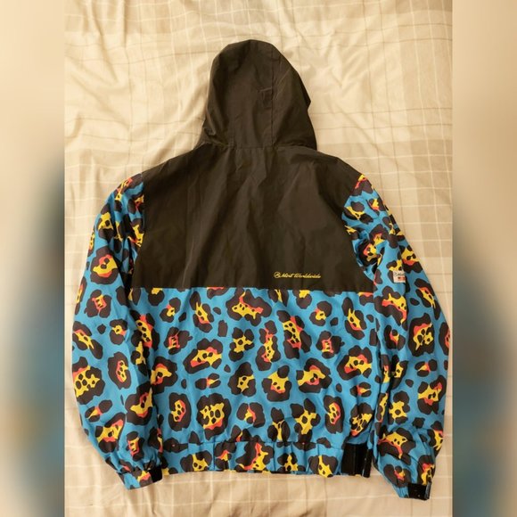Mint Doppler Radar "Weatherman" Light Jacket Hooded Windbreaker Blue VERY RARE - Picture 3 of 9